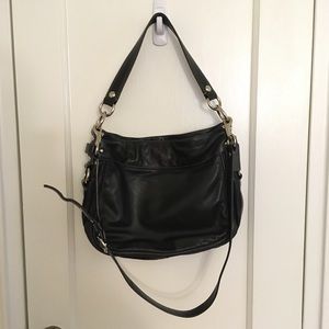 Coach Black Leather Crossbody Bag